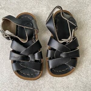 Salt Water Sandals by Hoy Black Kids Sandals